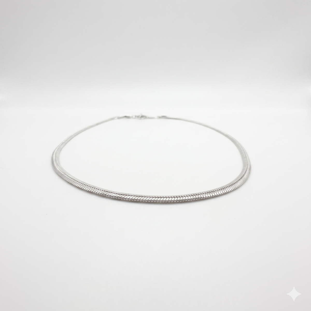 Silberfarbene Schlangenkette Für Damen