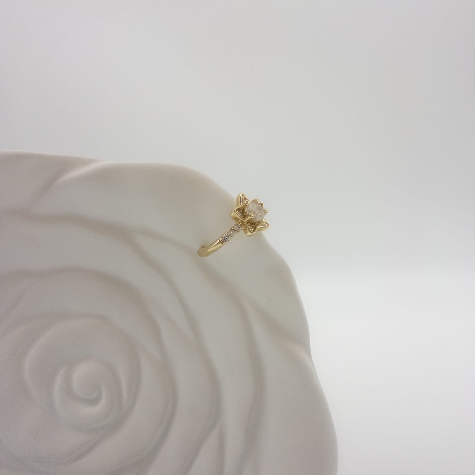 Ear Cuff Damen Gold Stern Zirkonia Ohrschmuck