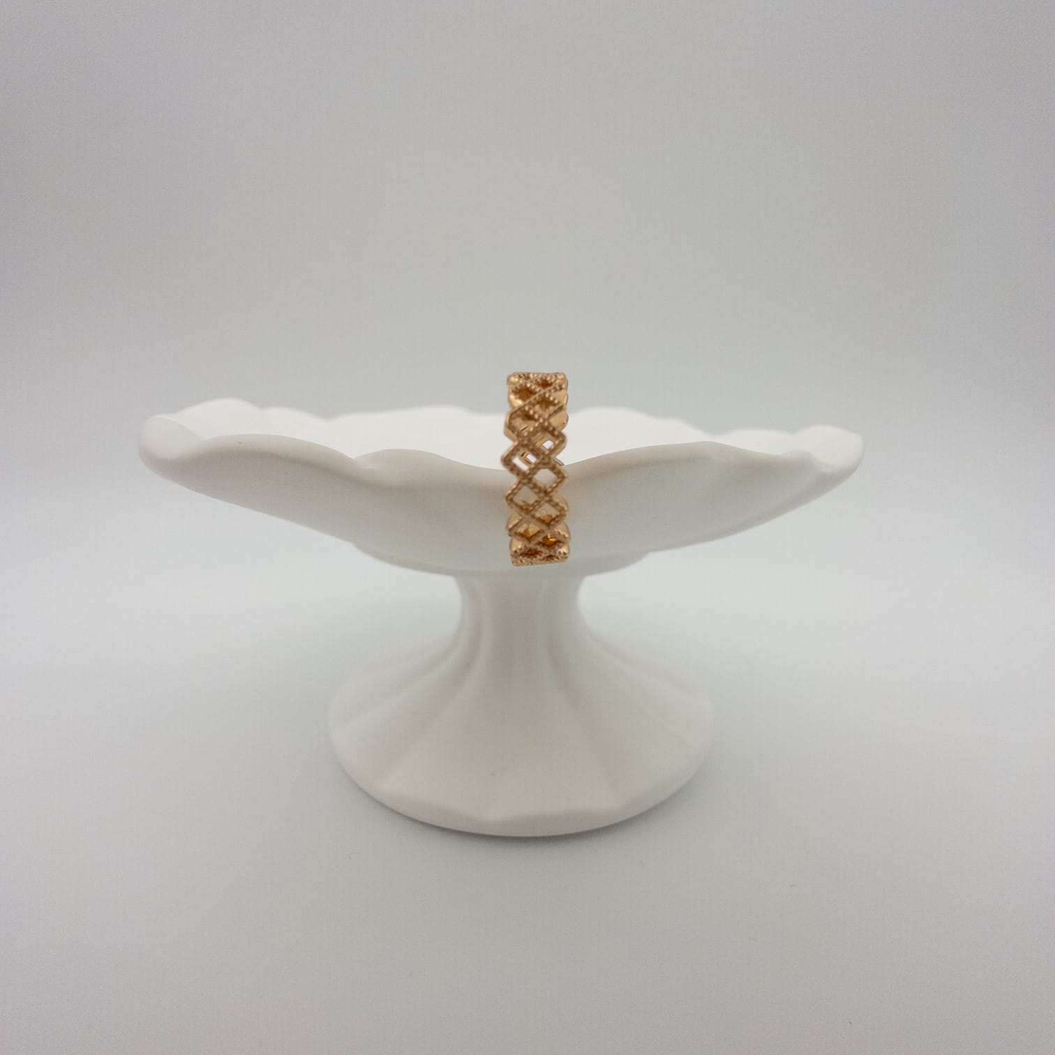 Eleganter Geometrischer Ear Cuff Für Damen Goldfarbener