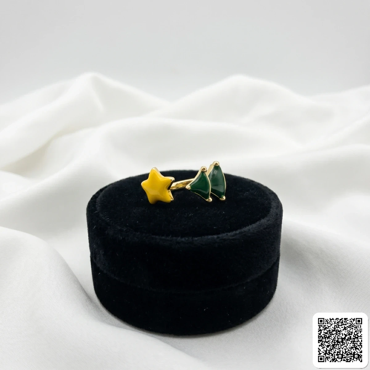 Süßer Stern & Tannenbaum Ring