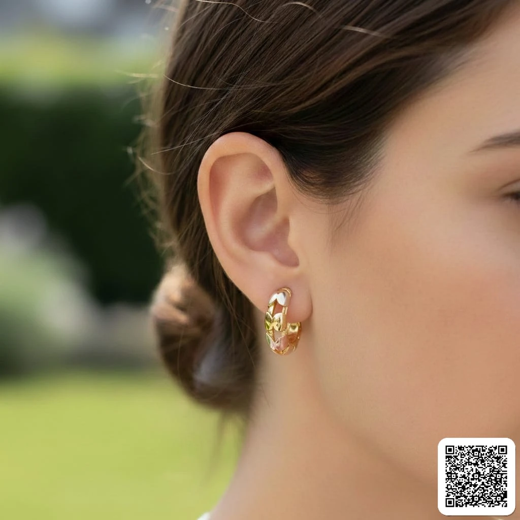 Elegante Vergoldete Creolen Für Damen