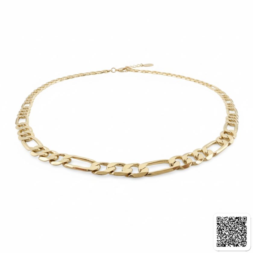 Goldene Figaro Halskette Für Damen Elegante Goldkette In Goldoptik