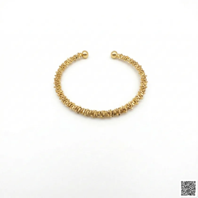 Damen Armband Gold/Silber Mit Modernem Glieder-Design