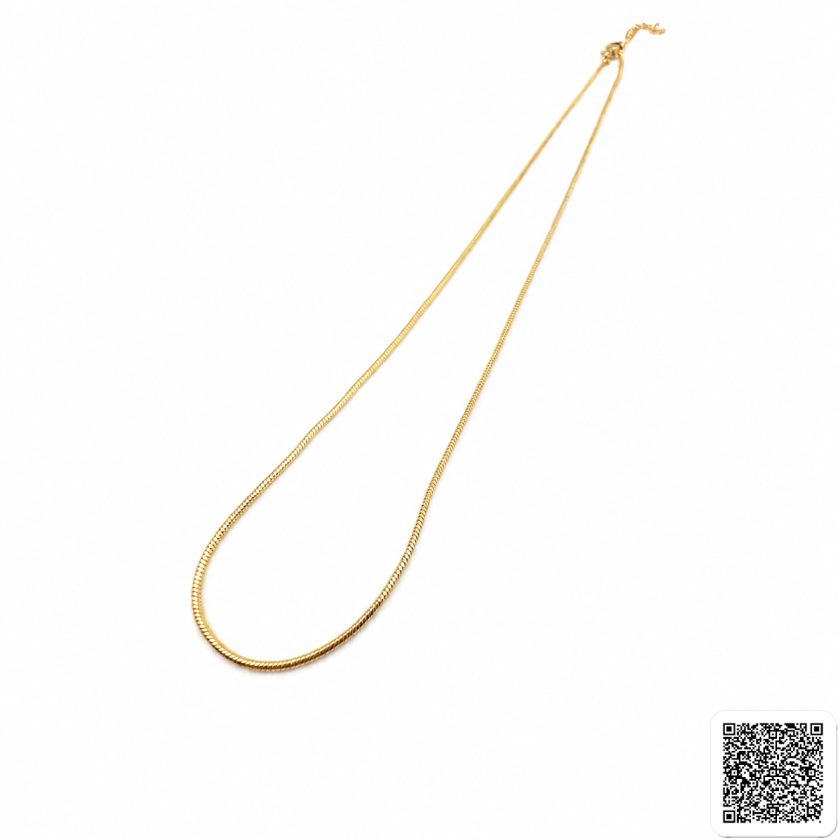  Goldfarbene Minimalistische Schlangenkette Elegante Damen