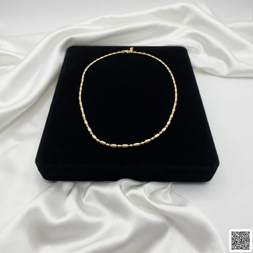 Vergoldete Gliederkette Für Damen Elegante Lange Halskette